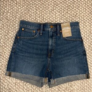 Madewell Dark Blue Jean Shorts